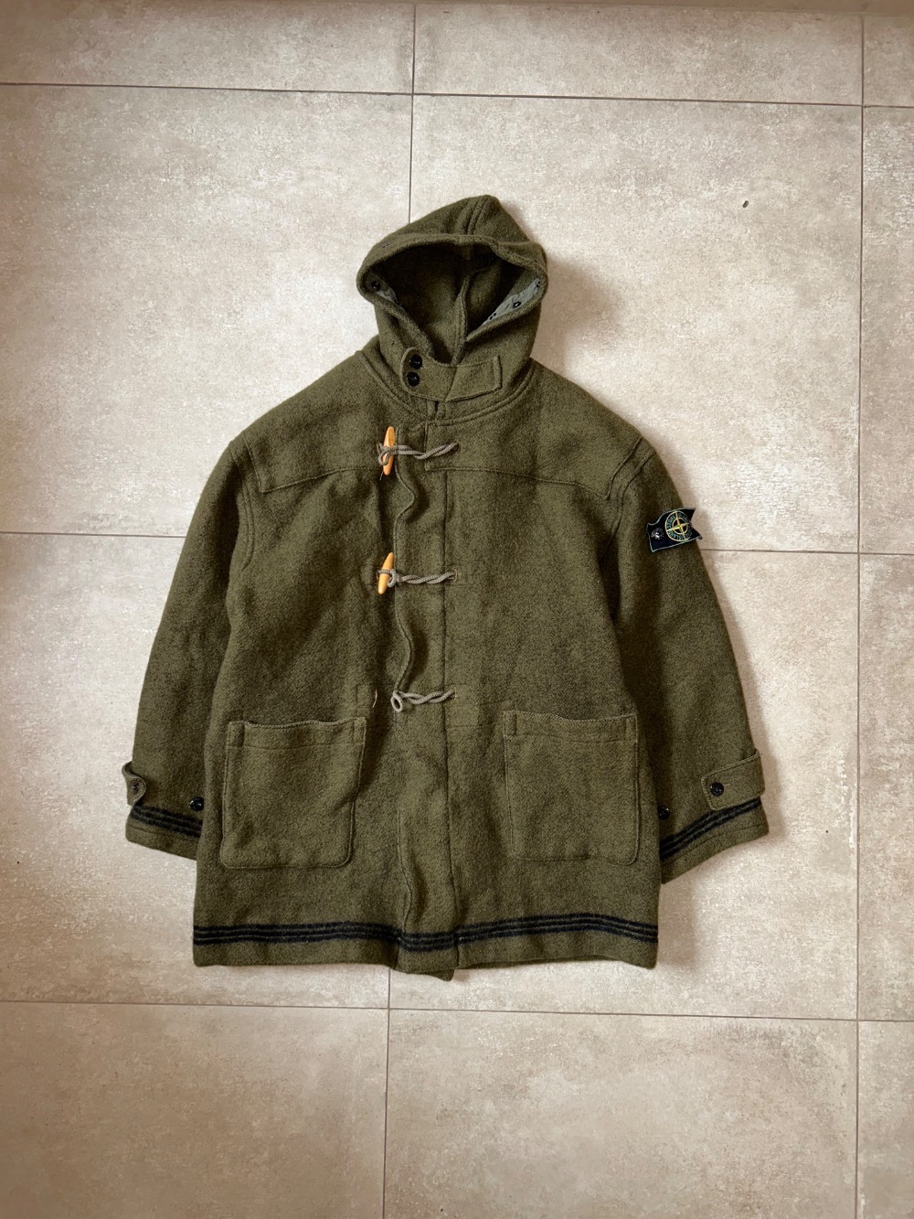 Casaco de Lã Montgomery Stone Island Vintage 1987