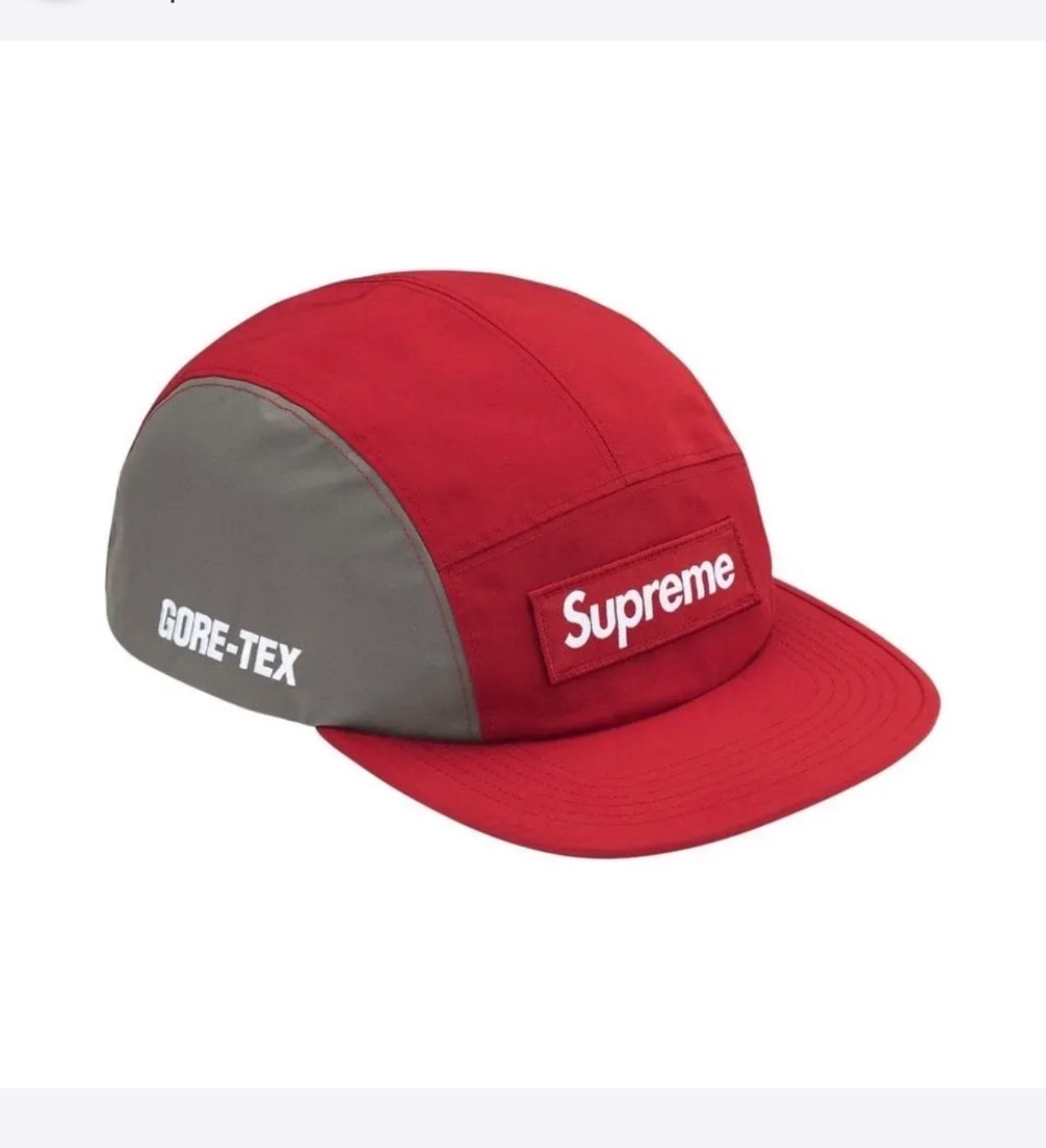 Boné Supreme GORE-TEX Camp Red SS26-W1 — Único, Novo