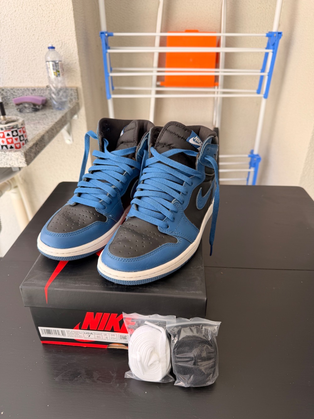 Air Jordan 1 High OG Dark Marina Blue — 38, Usado