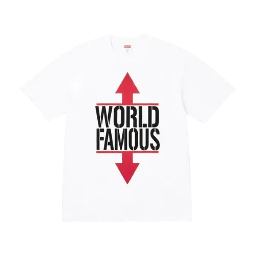 Camiseta Supreme World Famous White SS26-W1 - Droper