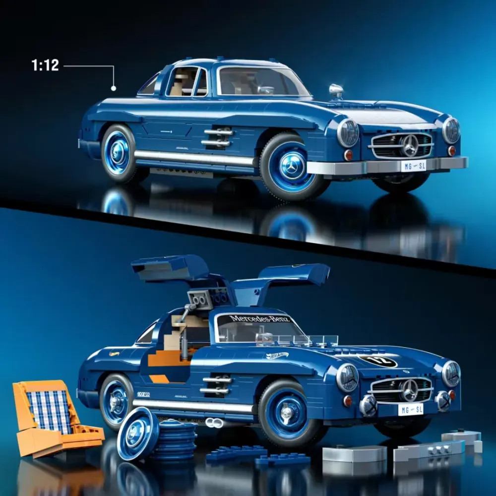 HotWheels x Mattel Brick Shop Mercedes-Benz 300 SL - Droper