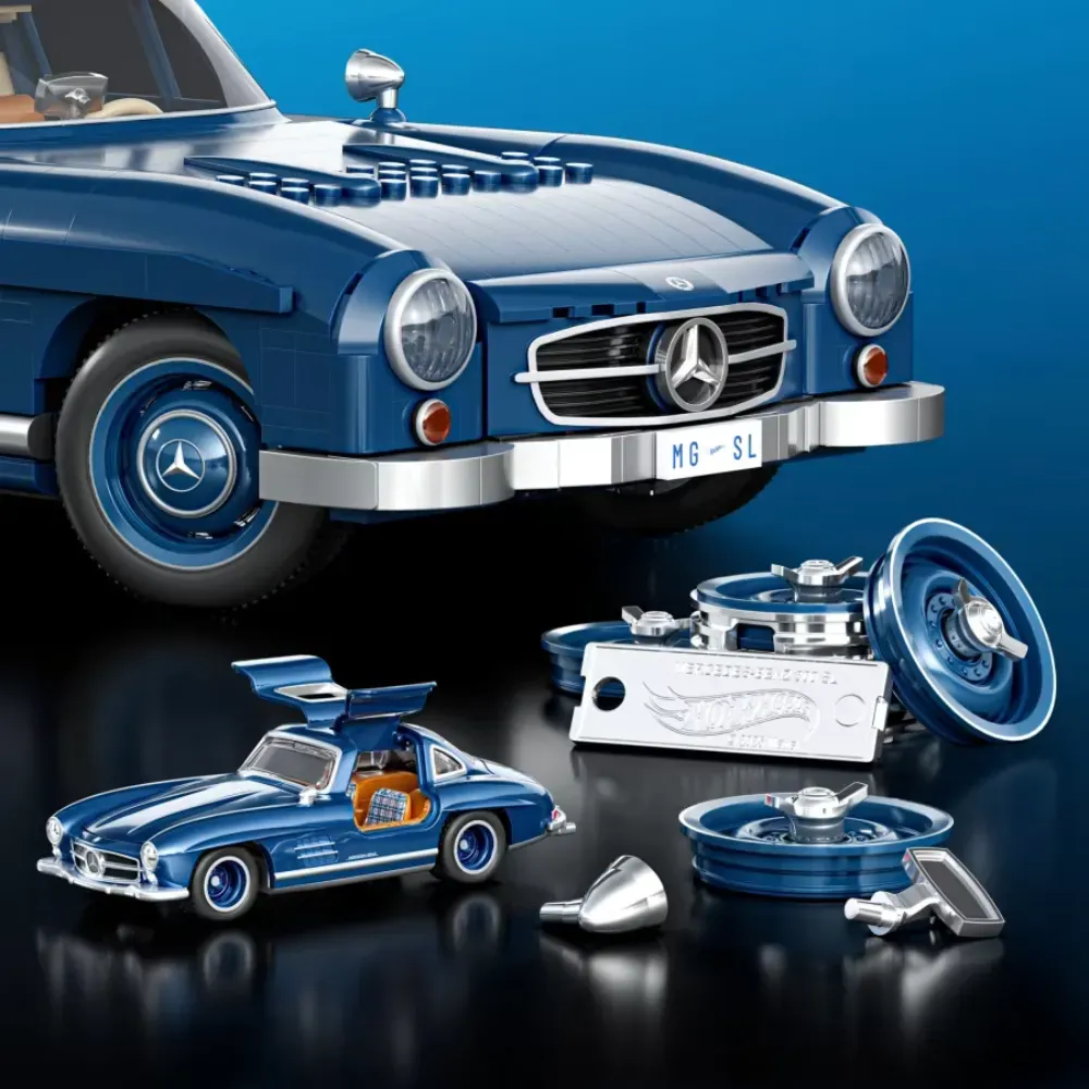 HotWheels x Mattel Brick Shop Mercedes-Benz 300 SL - Droper