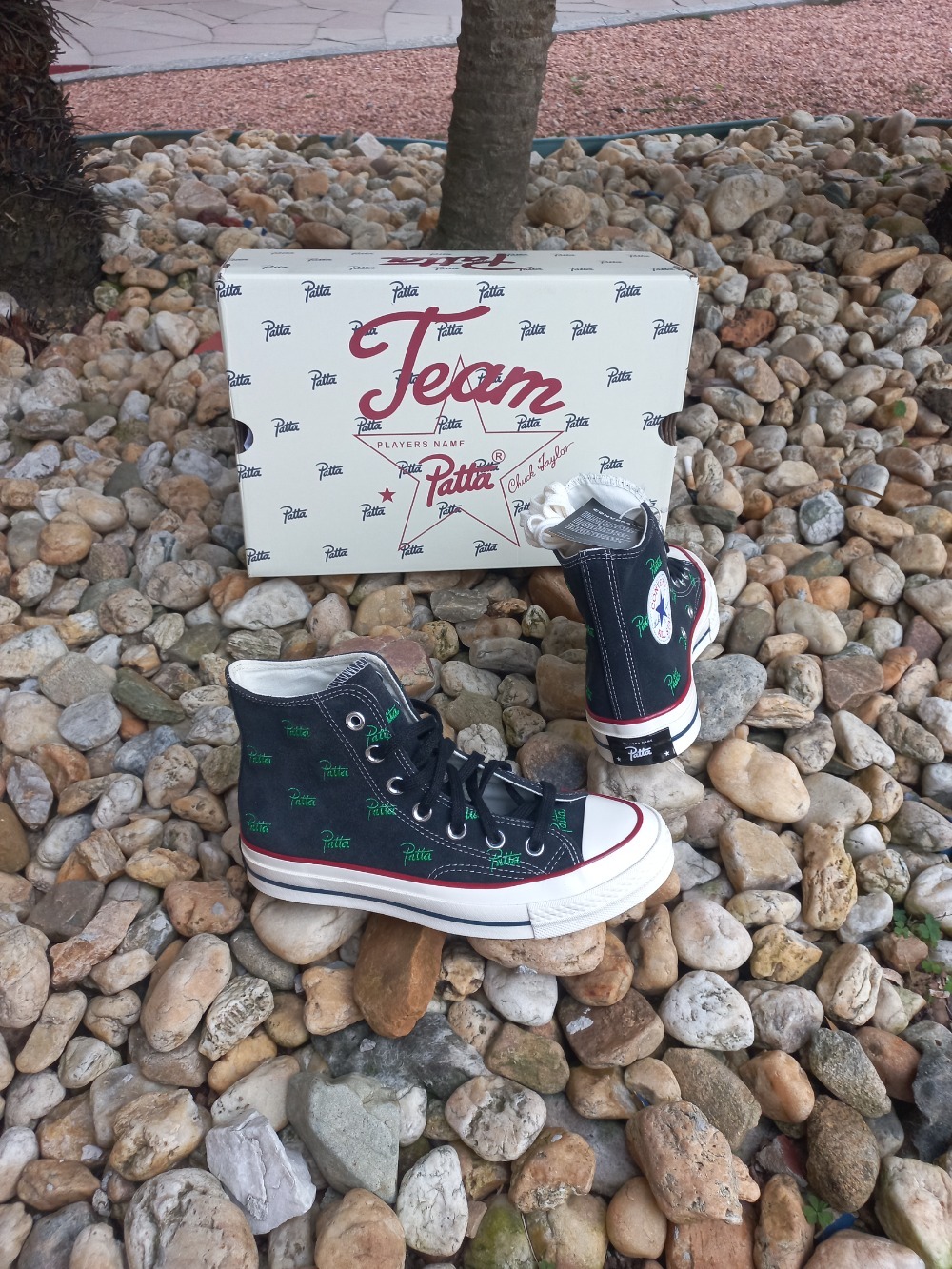Patta x Converse Chuck 70 Black