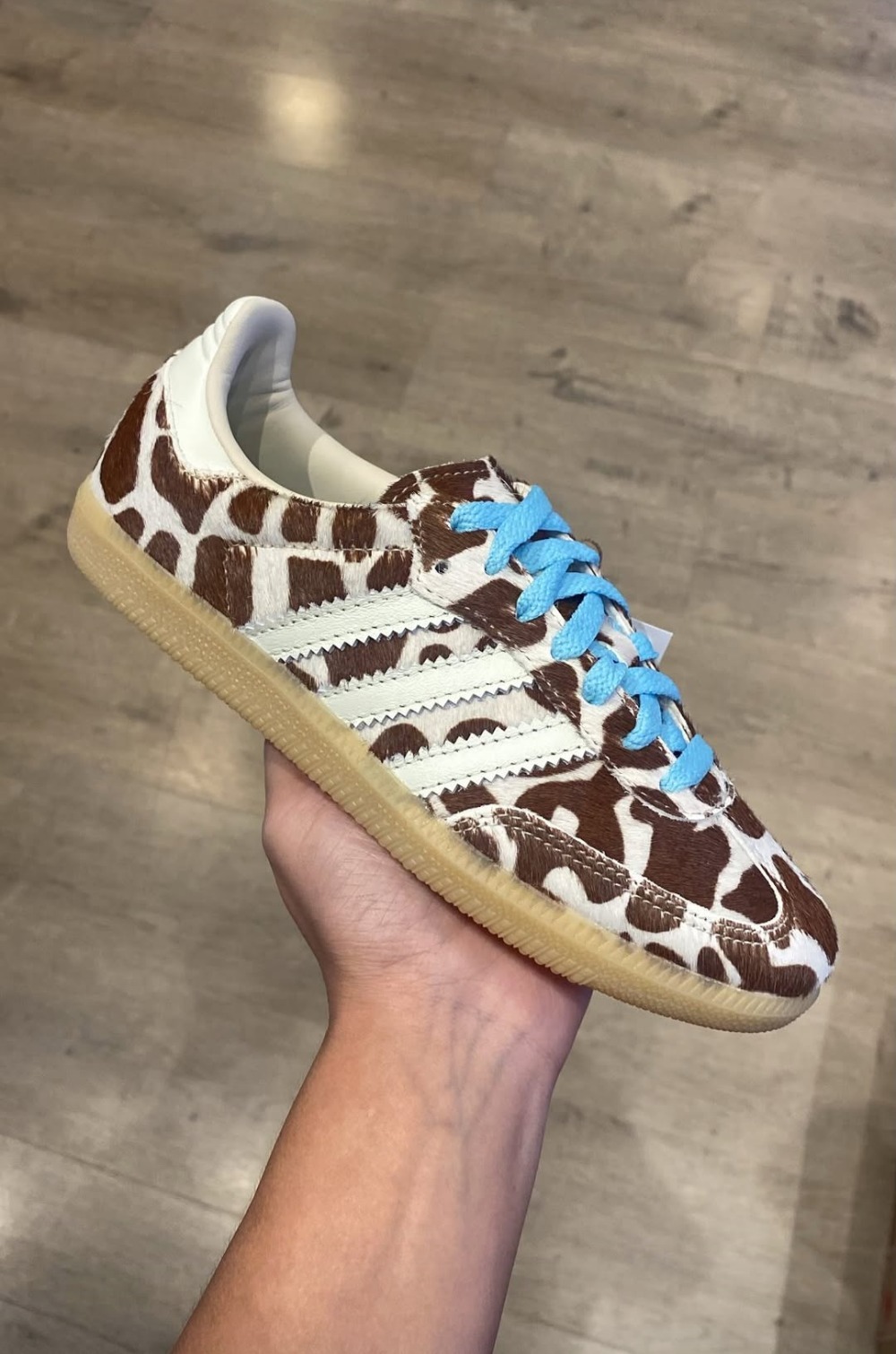 adidas Samba Giraffe Crystal Linen Ivory Gum Feminino — 34 / 35 / 36 / 37 / 38, Novo