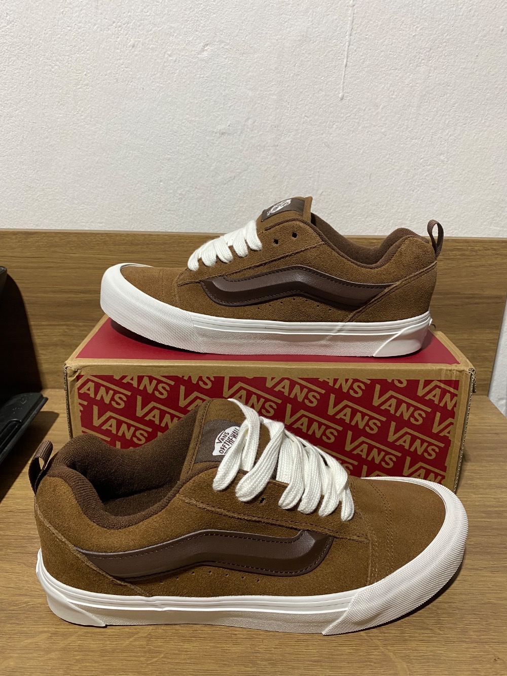 Vans Knu Skool Suede Brown — 38 / 39, Novo