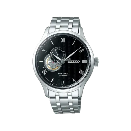 Relógio Seiko Presage Zen Garden Automático Preto 41 mm