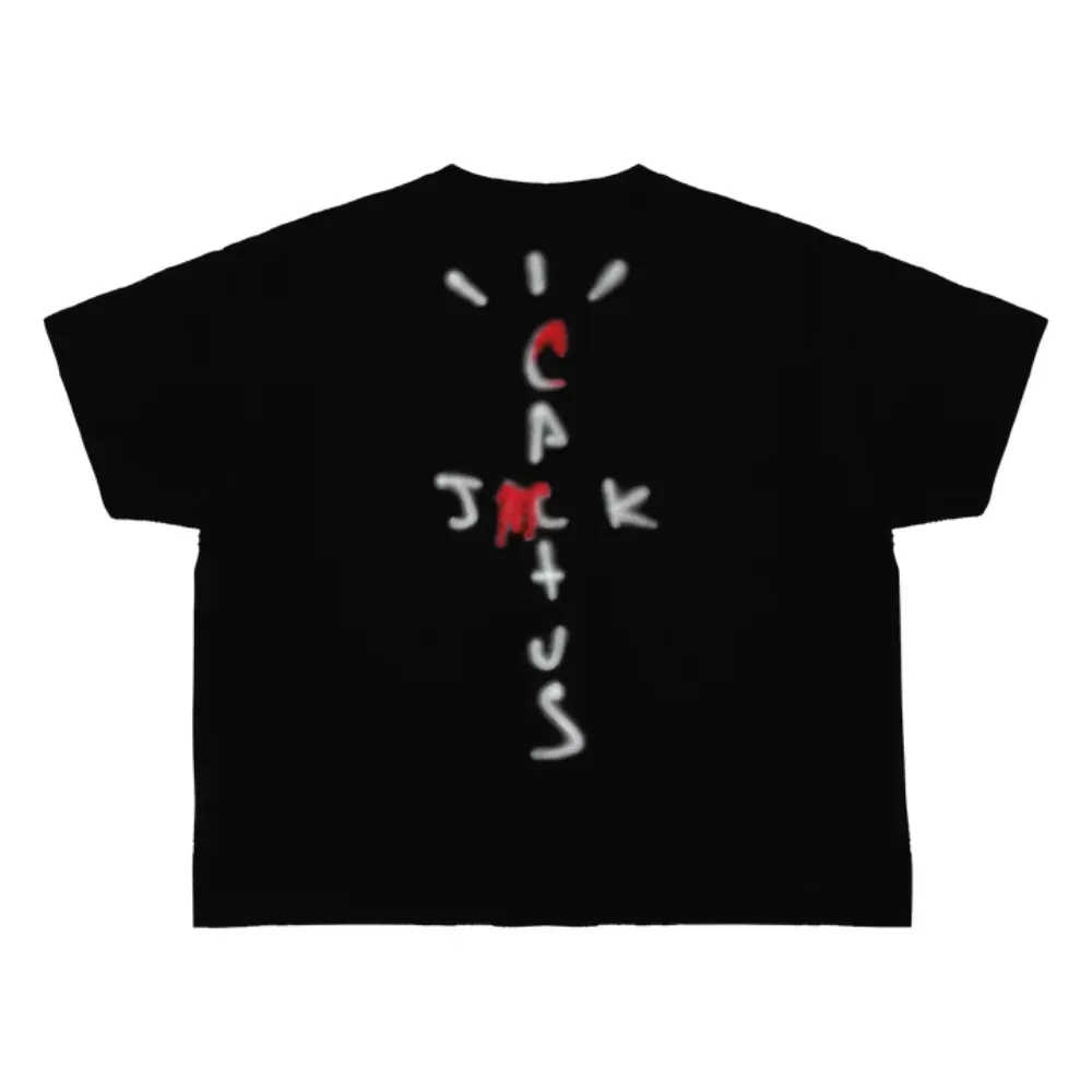 Scream x Cactus Jack x Don Toliver Camiseta Airbrush Gosthface