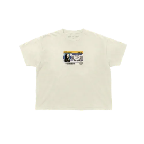 Scream x Cactus Jack x Don Toliver Camiseta Woodsboro High Cream