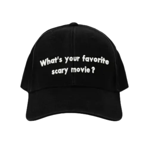 Scream x Cactus Jack x Don Toliver Boné Favorite Scary Movie Black