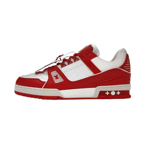Louis Vuitton LV Trainer Red White