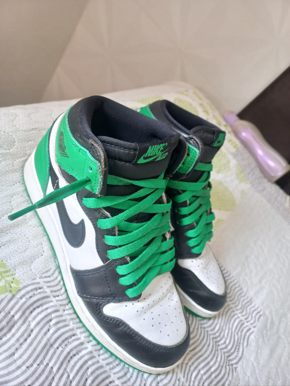 Air Jordan 1 High GS OG Lucky Green — 37, Usado