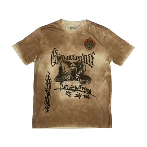 Camiseta Travis Scott Circus Maximus Tour 2025 Live From Asia Brown