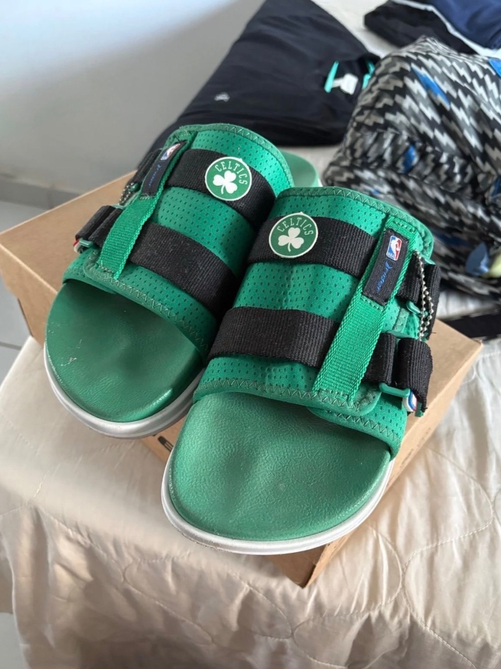 NBA x Rider Chinelo Slide R Power Boston Celtics Green