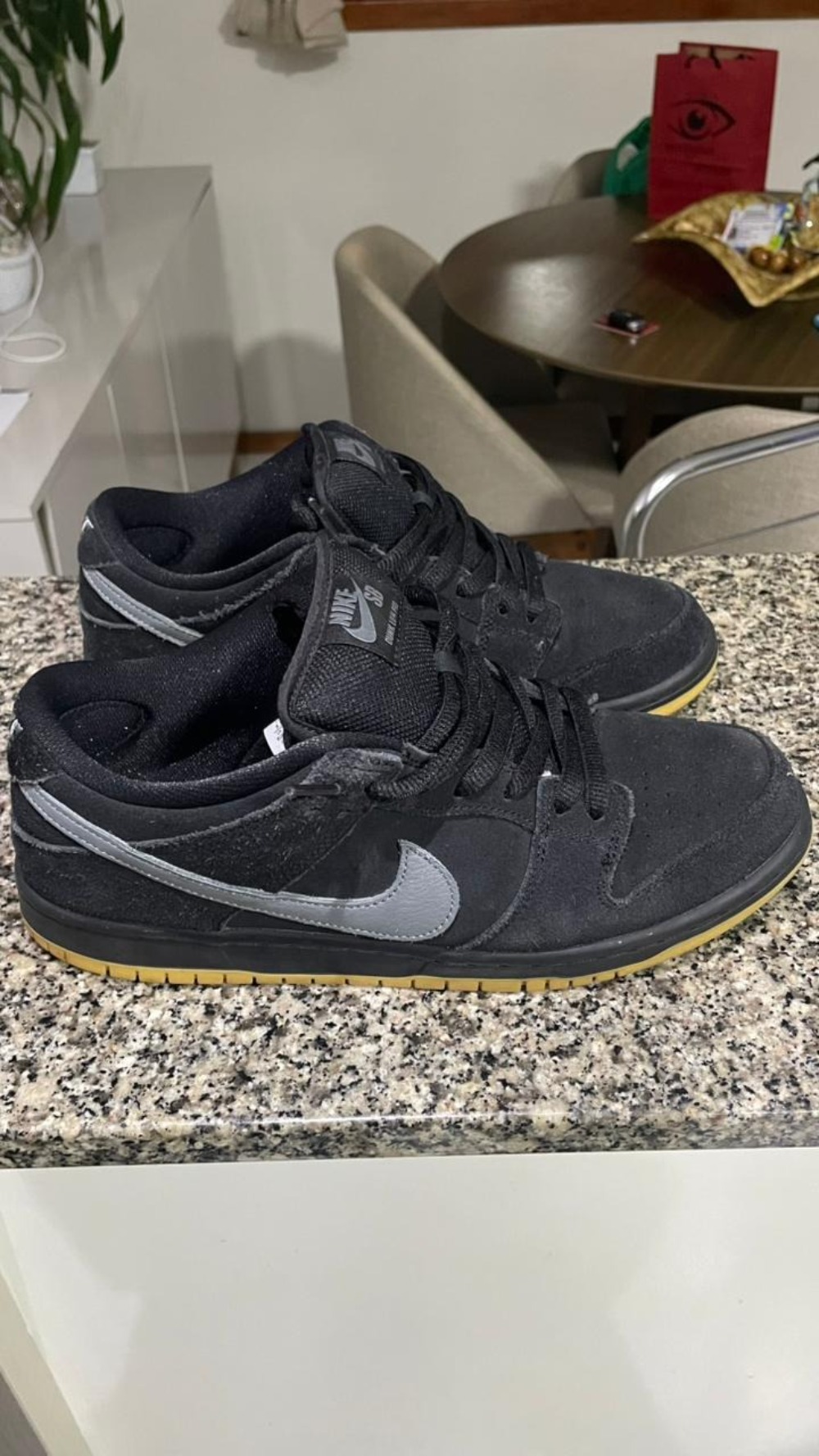 Nike SB Dunk Low Pro Grey Black — 40, Usado