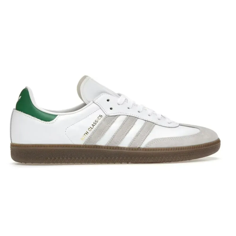 Kith x adidas Samba OG White Green - Droper