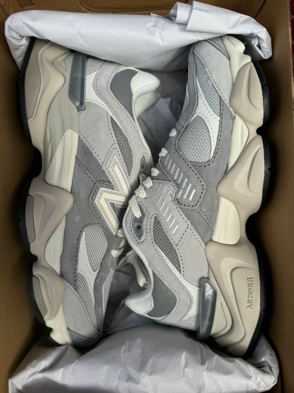 New Balance 9060 Slate Grey Raincloud — 39, Novo