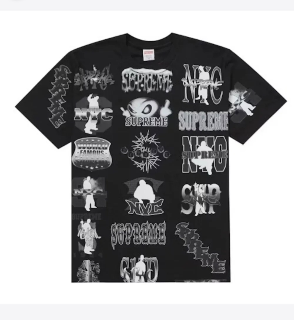 Camiseta Supreme Flash Black SS26-W1 — G, Novo