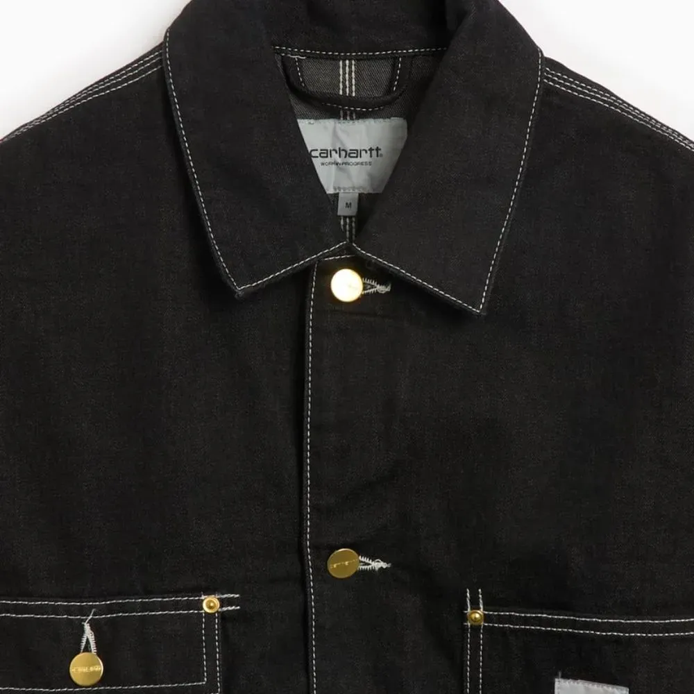 Imagem Jaqueta Carhartt Denim Relaxed WIP OG Chore Coat Black
