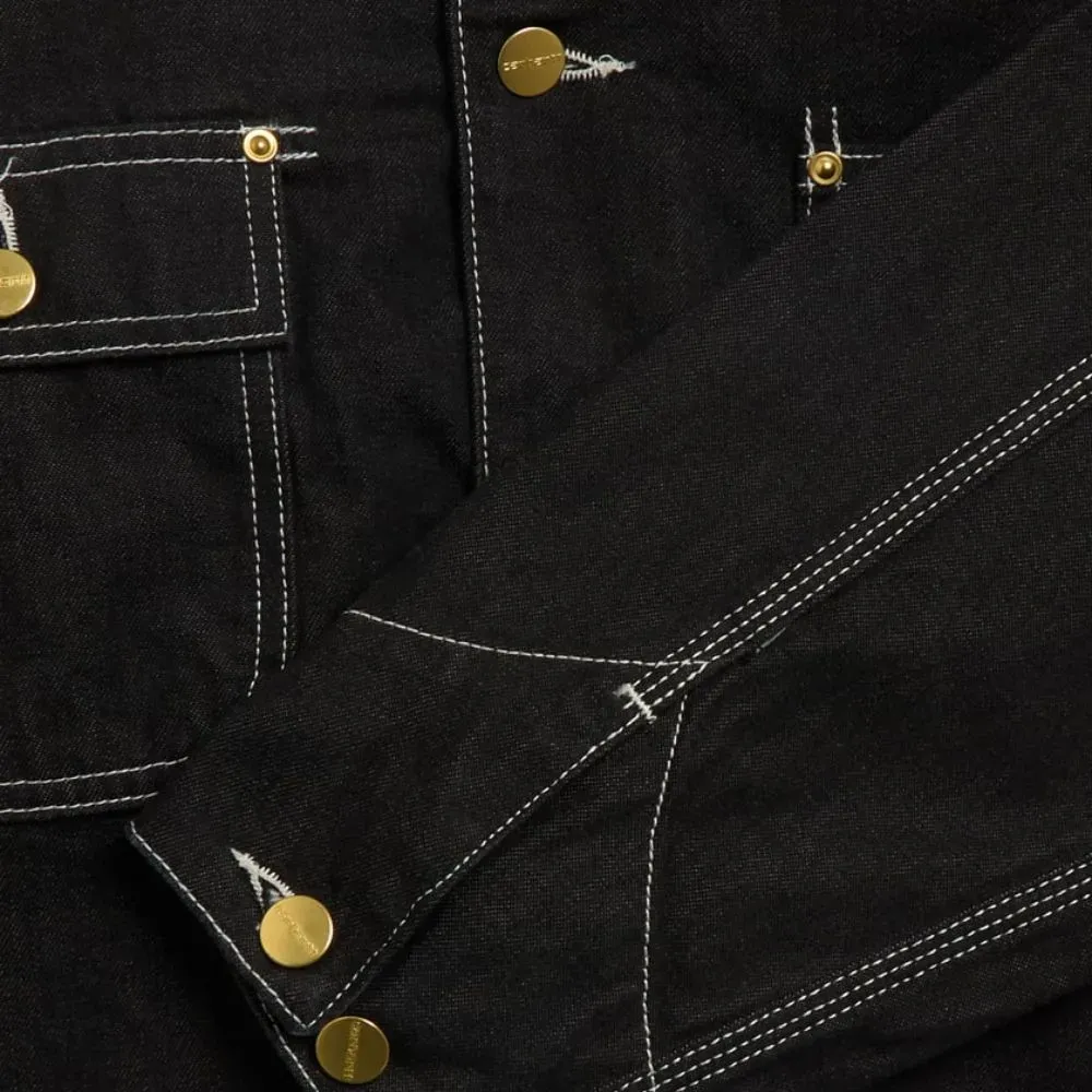 Imagem Jaqueta Carhartt Denim Relaxed WIP OG Chore Coat Black
