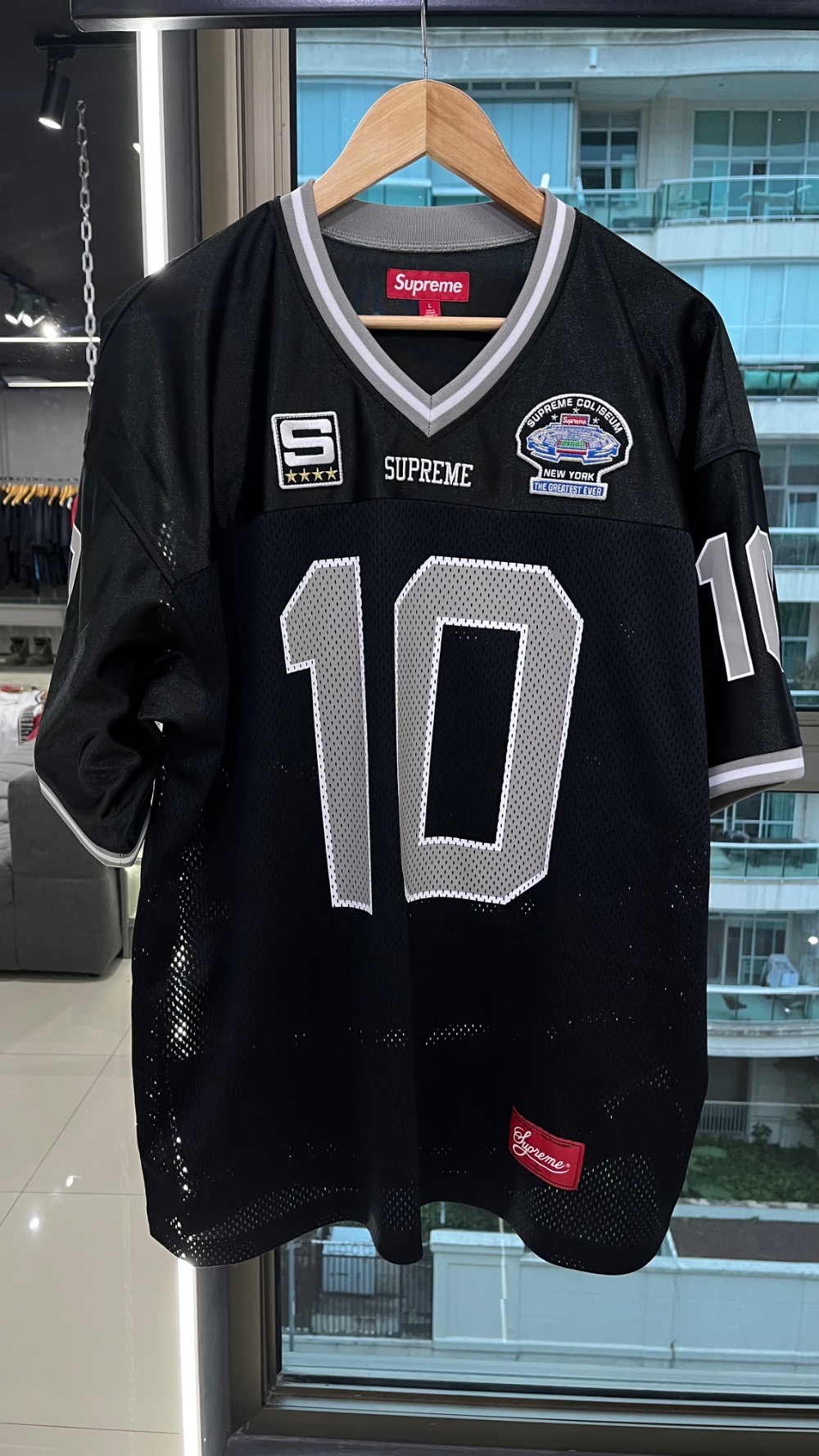 Camiseta Supreme Find God Football Black SS26-W1 — G, Novo