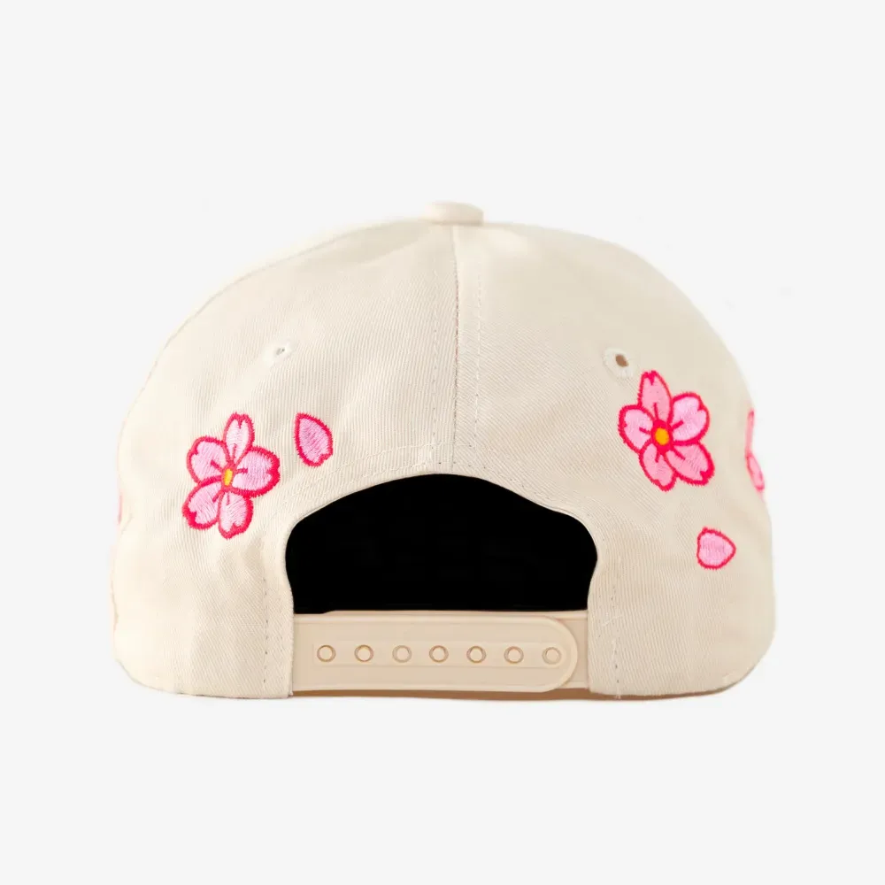 Imagem Boné oMA Studios NY NY Cherry Blossom Cream Black Pink