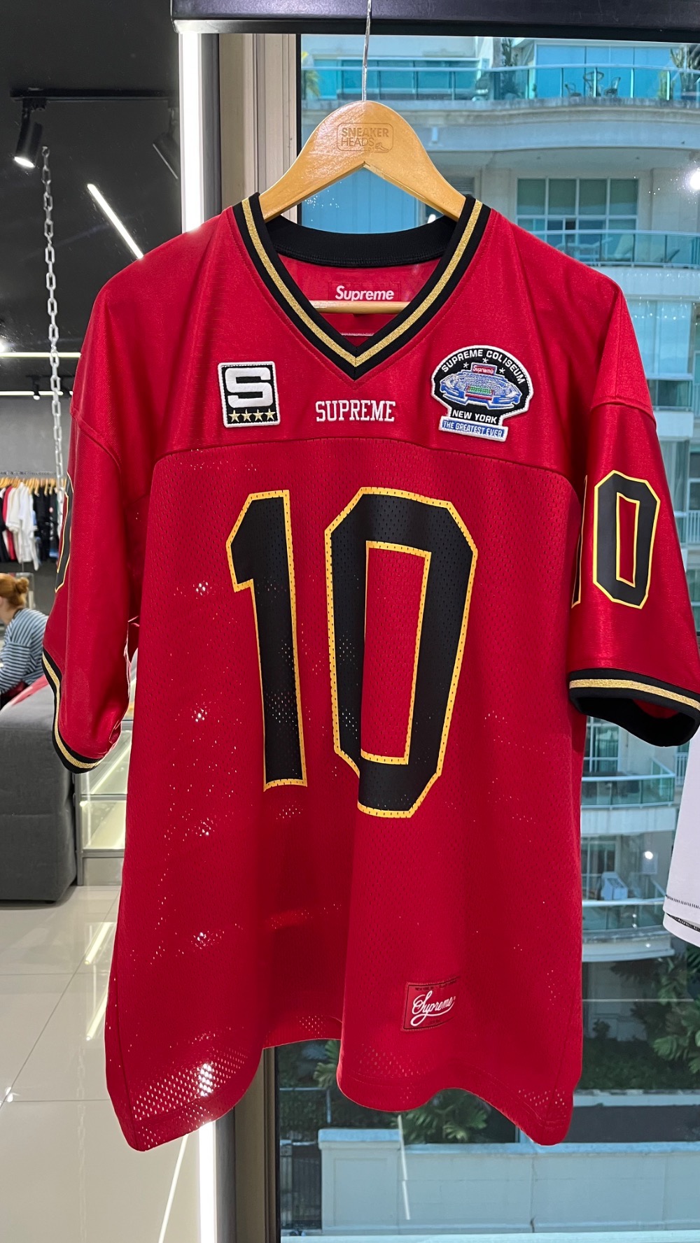 Camiseta Supreme Find God Football Red SS26-W1 — M, Novo