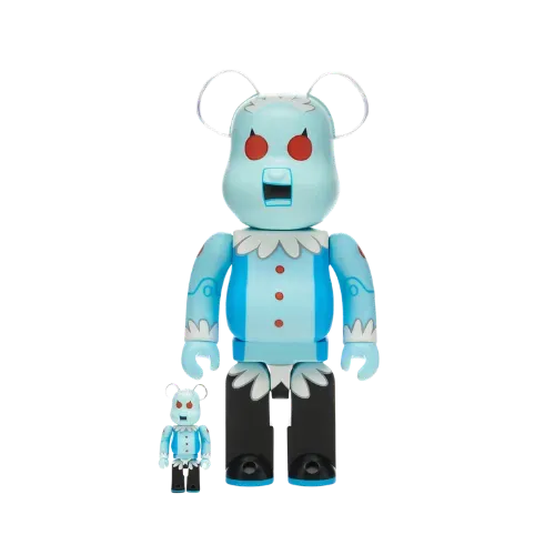 Bearbrick Medicom Toy Rosie The Robot 100%+400% Light Blue
