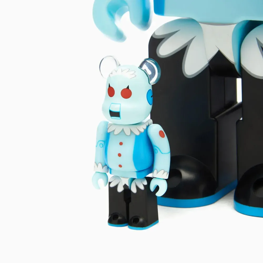 Bearbrick Medicom Toy Rosie The Robot 100%+400% Light Blue - Droper