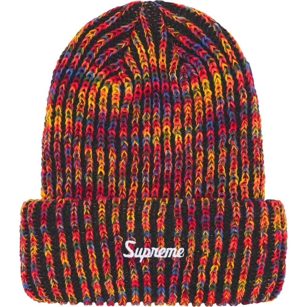 Touca Supreme Rainbow Loose Gauge Black FW25-W11 — Único, Novo