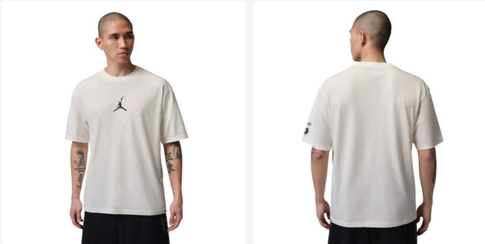 Union LA x Fragment x Air Jordan Camiseta Triple Logo — XG, Novo