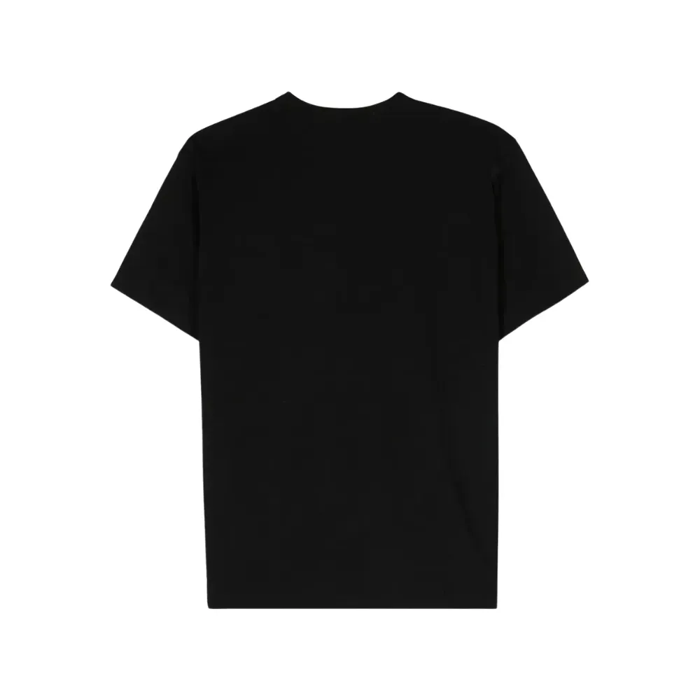『最終価格』2009ss COMME des GARÇONS BLACK Camiseta Comme des Garçons Play Double Heart Black - Droper
