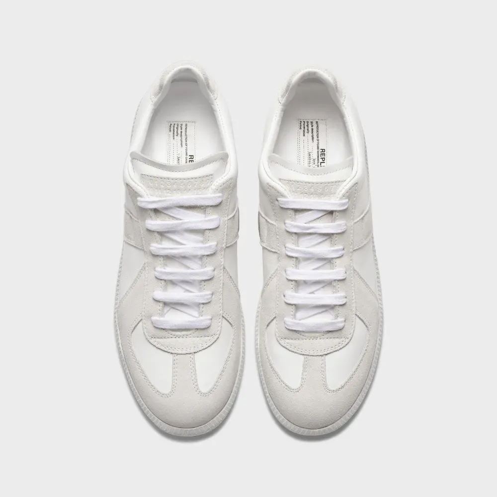靴 Maison Margiela S58WU0270 PR731 36 Maison Margiela Replica Sneaker Leather Low Top White - Droper