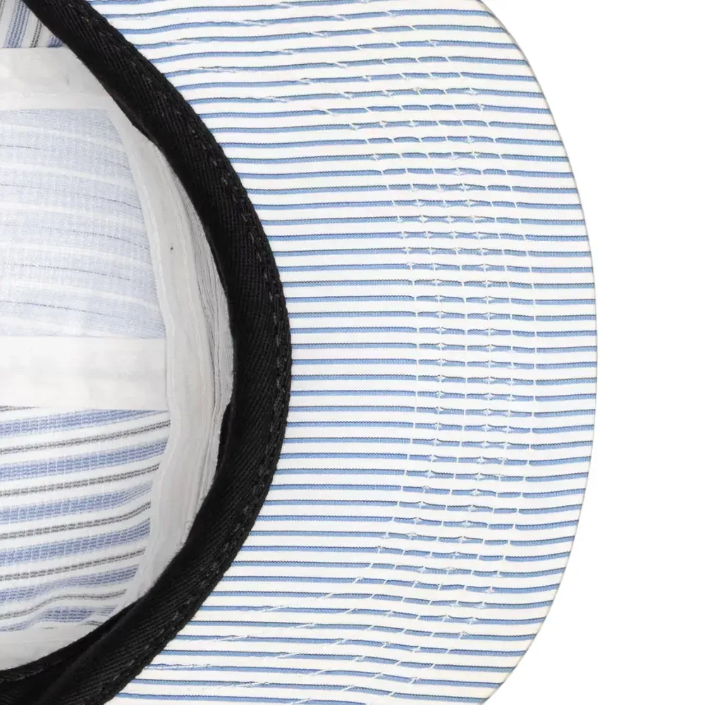Comme des Garçons x Supreme Boné Shirt Camp Cap Blue - Droper