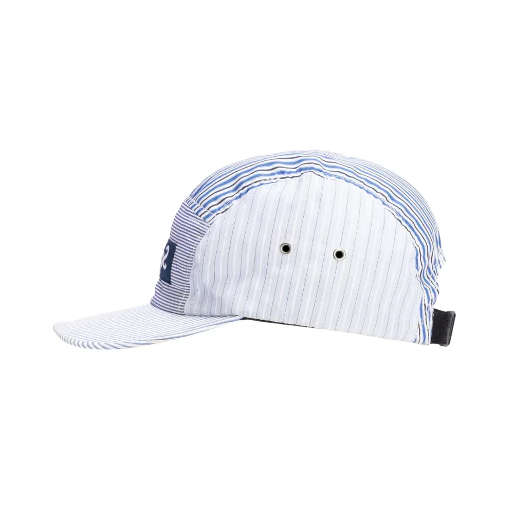 Comme des Garçons x Supreme Boné Shirt Camp Cap Blue - Droper