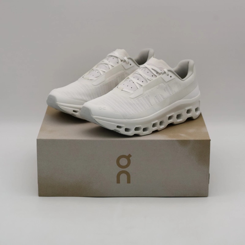 On Running Cloudmonster Void 1 White Grey — 42, Novo
