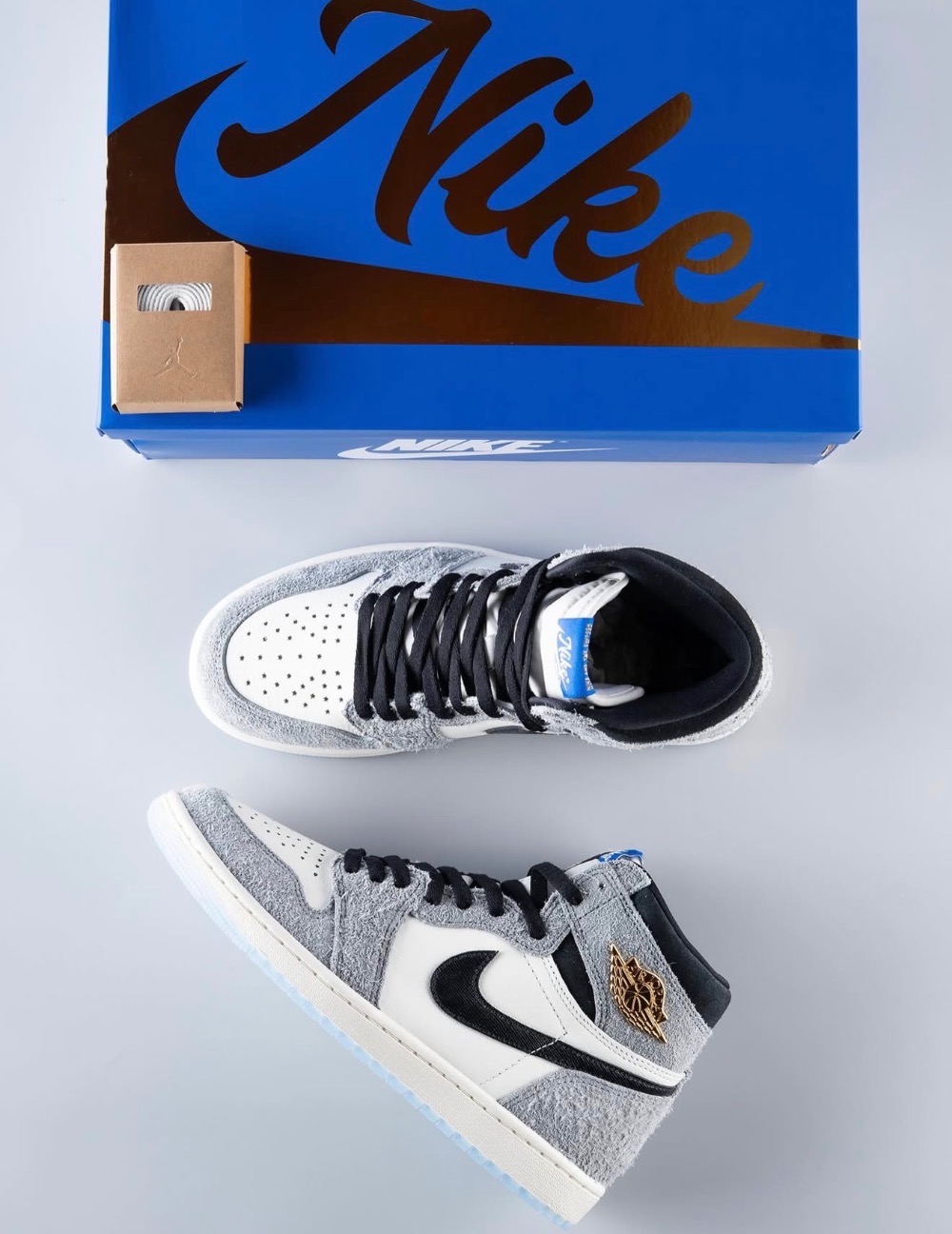 Air Jordan 1 Retro High OG All-Star Cool Grey Black Sail Game — 44, Novo