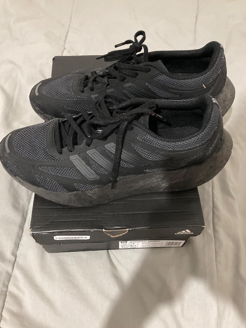 adidas Adizero Aruku Core Black Carbon Iron Metallic