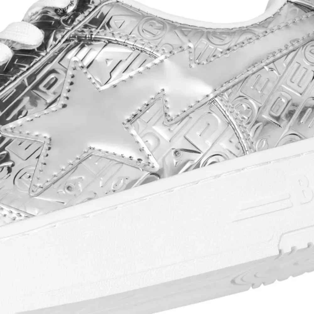 A Bathing Ape Bape Sta #5 Silver - Droper A Bathing Ape Bape Sta #5 Silver - Droper