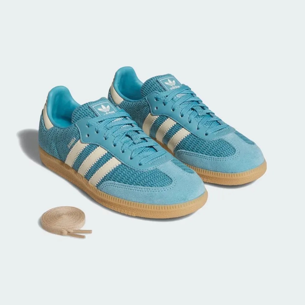 adidas Samba OG Preloved Blue Cream White Gum — 36, Novo