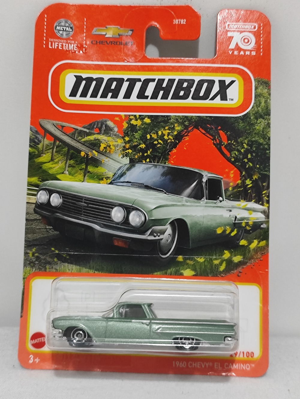 carrinho mattel matchbox 1960 chevy el camino