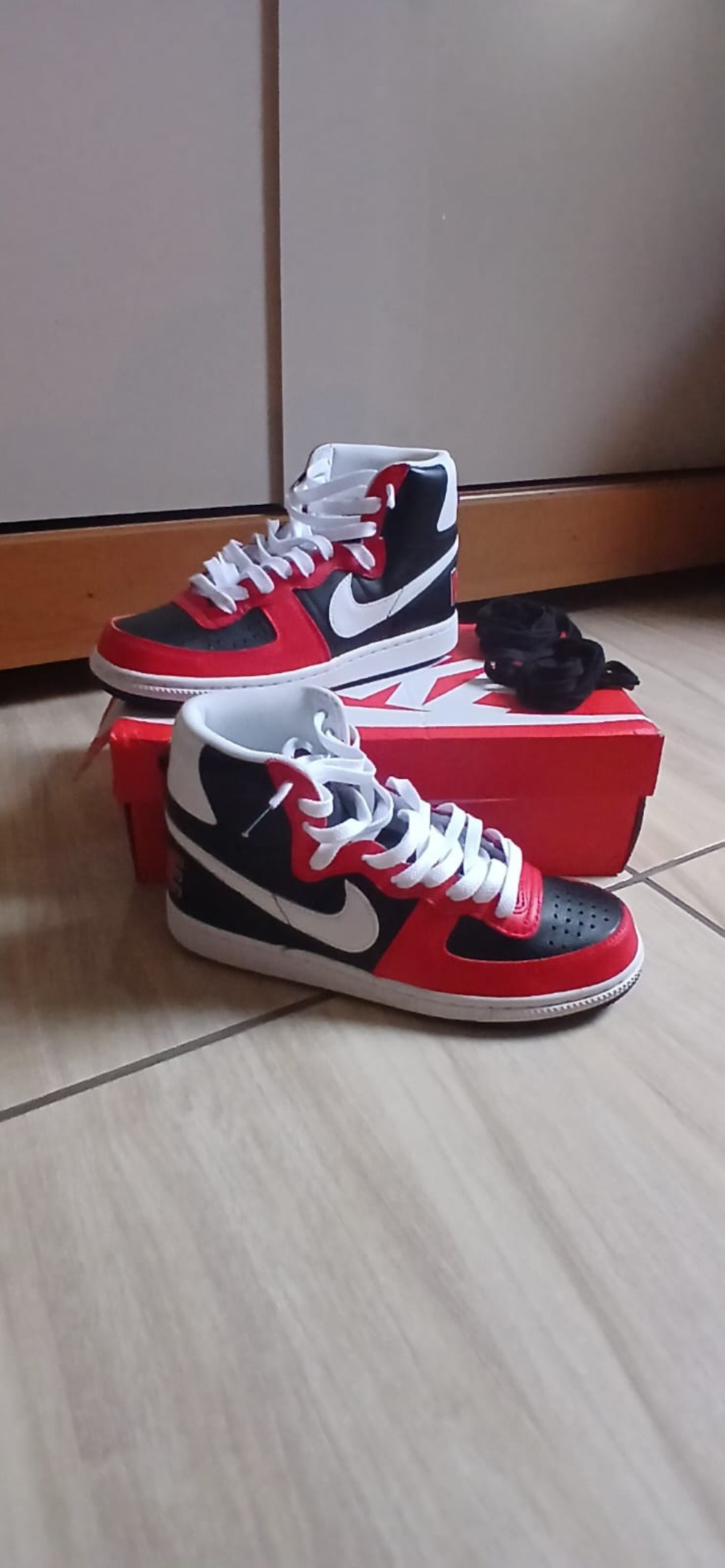 Nike Terminator High Black and University Red