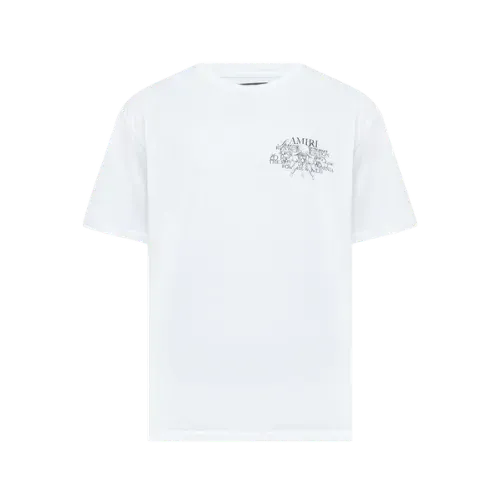 Camiseta Amiri Logo Print White