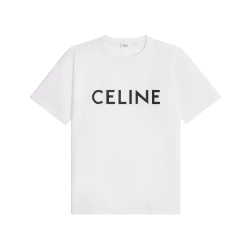Camiseta Celine Loose Cotton Jersey White