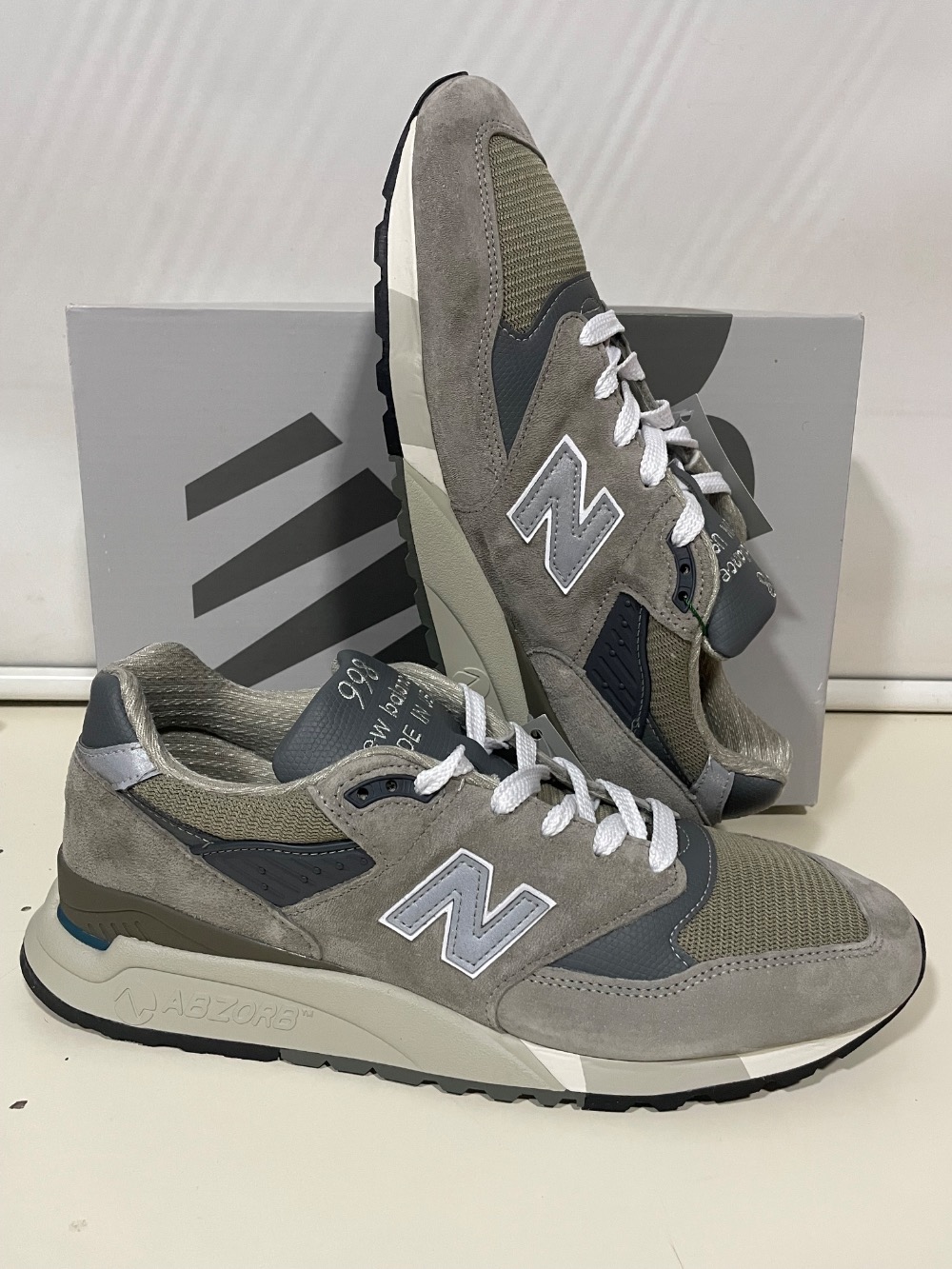 New Balance 998 Made in USA Grey Silver