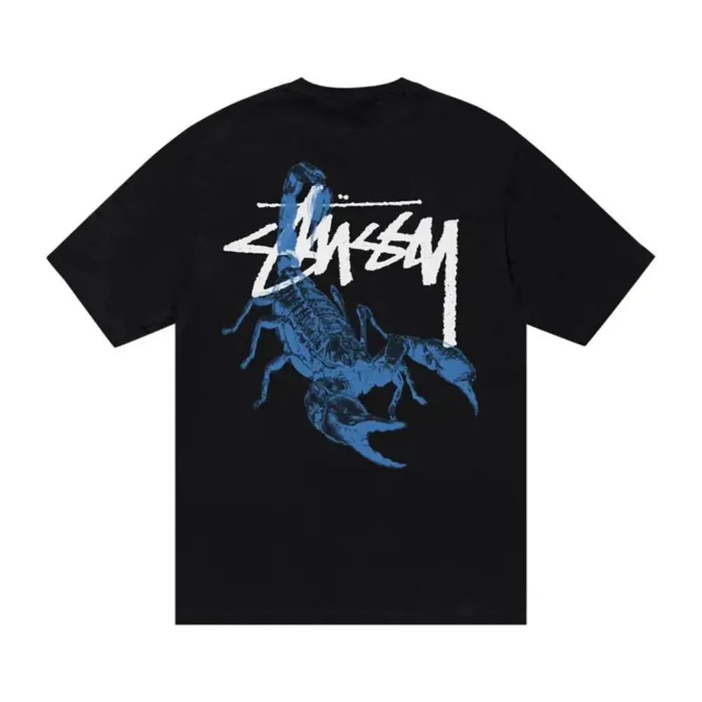Camiseta Stussy Scorpion Black - Droper