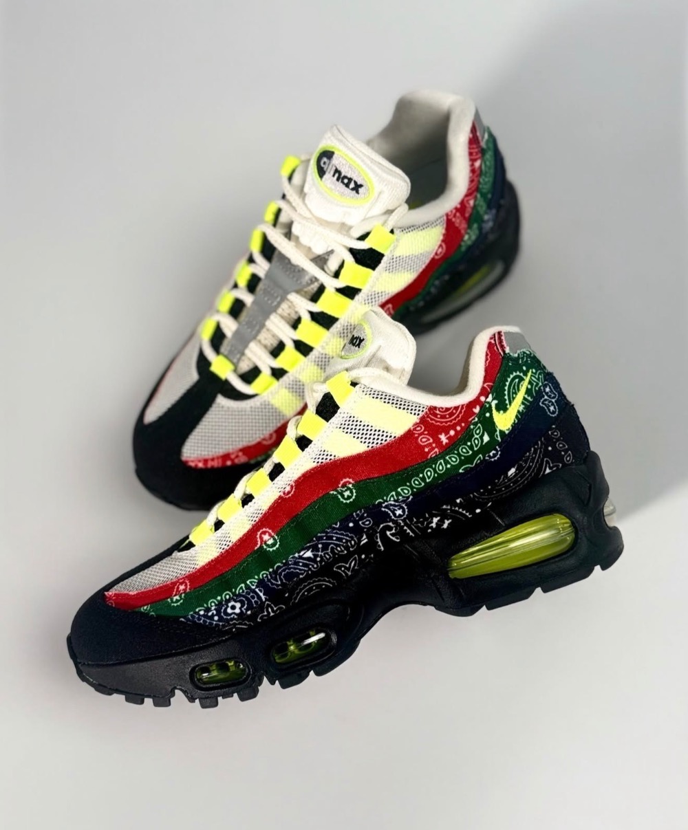 Nike Air Max 95 Big Bubble Volt University Red — 43, Novo
