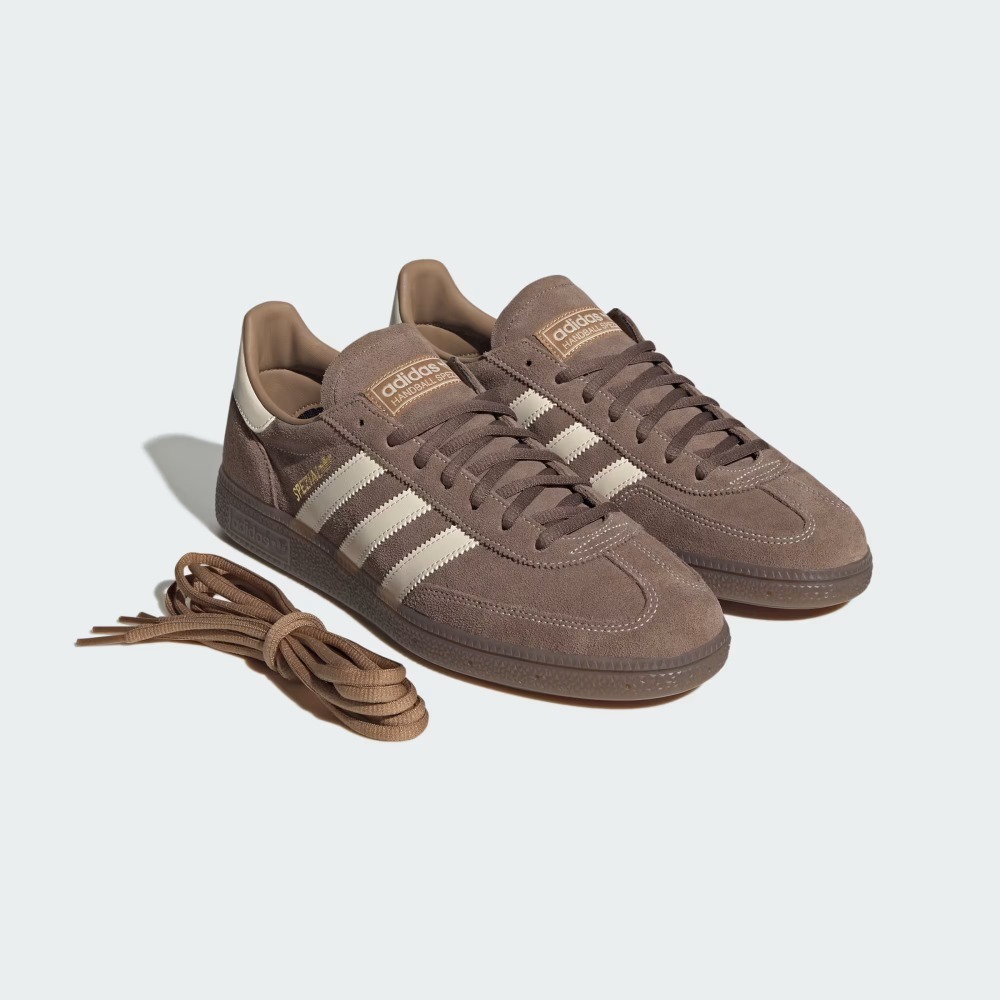 adidas Handball Spezial Earth Strata Wonder White Gum — 40, Novo