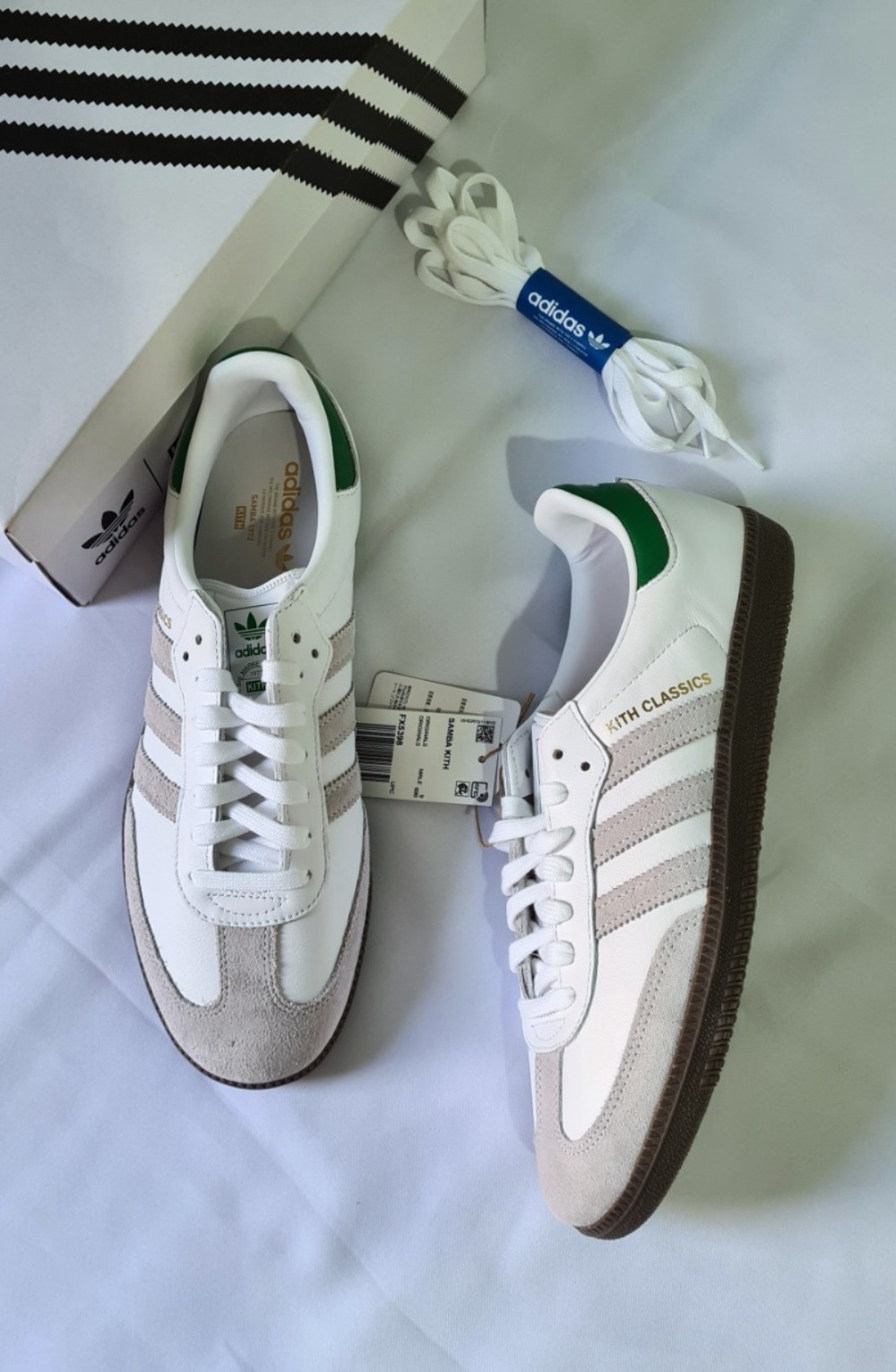 Kith x adidas Samba OG White Green — 42, Novo