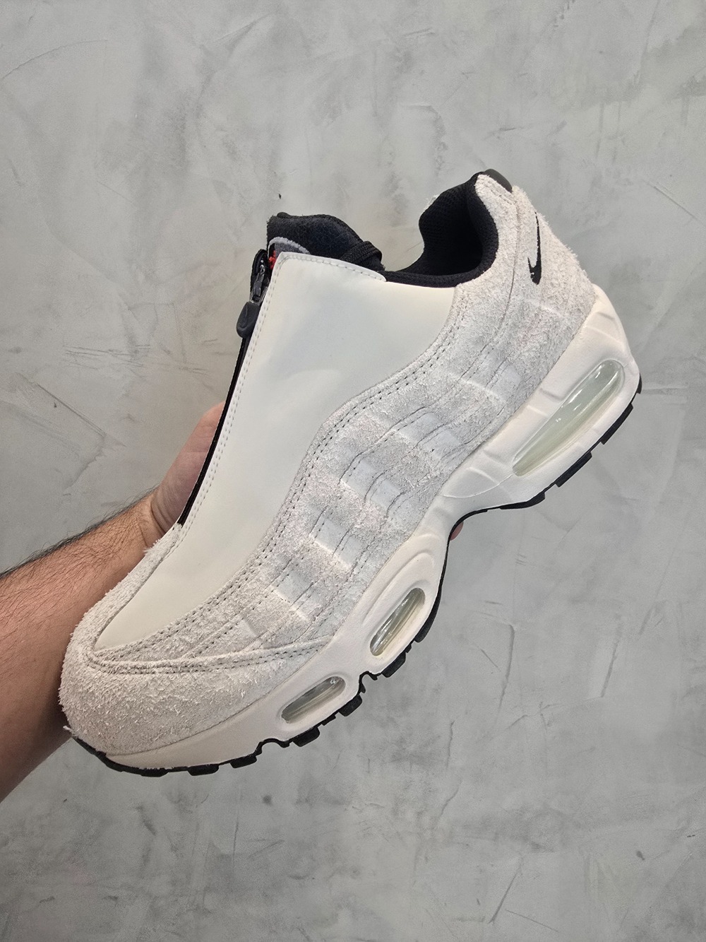 Nike Air Max 95 Big Bubble Zip Phantom Light Crimson — 39.5 / 42 / 42.5 / 43.5 / 45, Novo