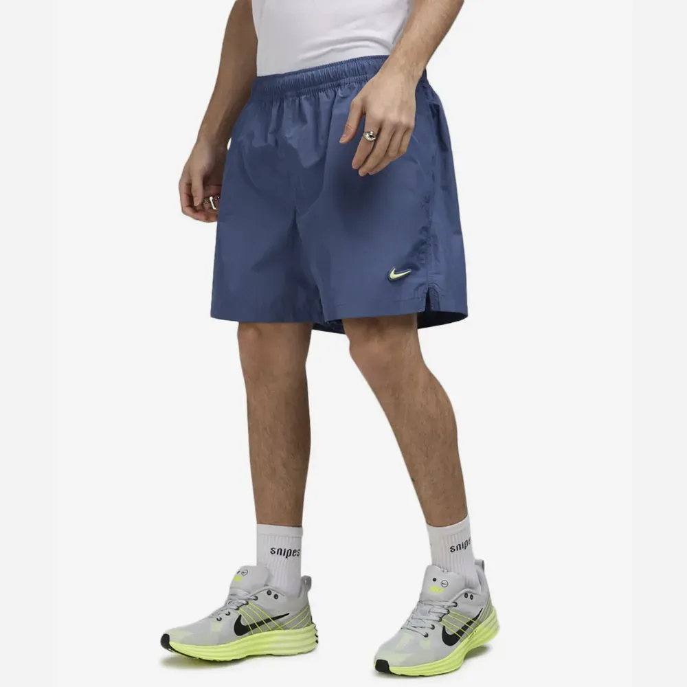 NOCTA x Nike Bermuda Cardinal Nylon Shorts Diffused Blue - Droper